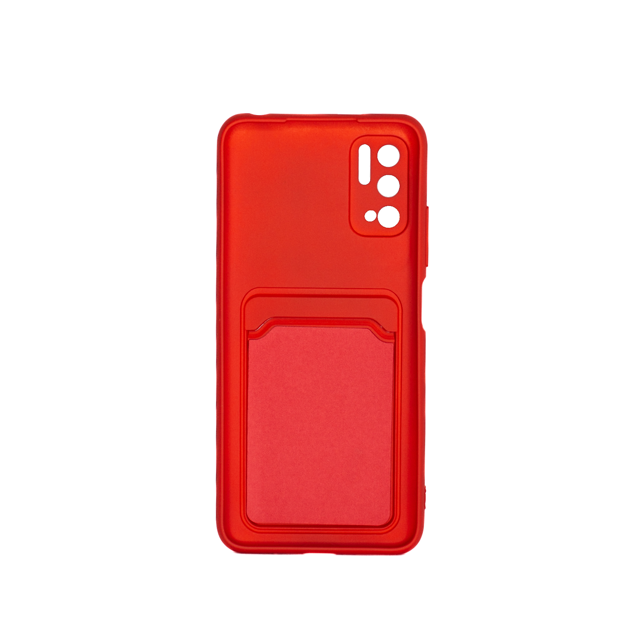 Protectores para celular  para Xiaomi  Redmi Note 10 5G Funda de tpu con cubre c�mara y porta tarjeta Rojo